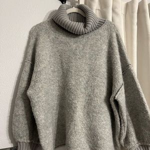 Free People Milo Oversized Turtleneck Sweater